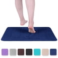 thumbnail image 1 of Memory Foam Bathroom Bath Rugs Absorbent Non-Slip Bath Rugs Washable Bath Mat - 40 x 60 cm, Navy Blue, 1 of 7