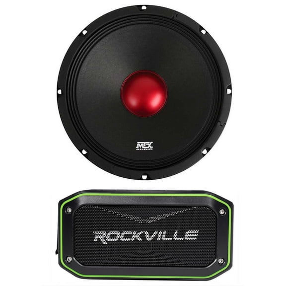 MTX Thunder RTX108 10” 500w Mid-bass/Midrange Car/Pro Audio Speaker   Speaker
