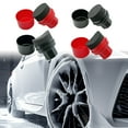thumbnail image 3 of Car Wheel Polishing Waxing Curved Tire Sponge Brush with Cover Tire Clean Black Radians Hard, 3 of 5
