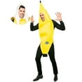 thumbnail image 4 of Joyfy Men's Banana Costume for Adult Funny Fruit Costume Banana Halloween Fancy-Dress Costume for Themed Party Cosplay, 4 of 5
