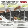 thumbnail image 7 of Delta 9976T-CZ-PR-DST Stryke 1.8 GPM Pull-Down Bar/Prep Faucet - Lumicoat Champagne Bronze, 7 of 7