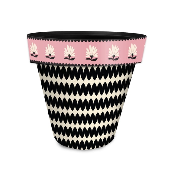 Briarwood Lane Everyday Planter 14" x 15" x 15" Squiggle Large Planter