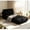 Black, variant on Leumius Folding Sofa Bed,Convertible Sleeper Chair with Pillow Foldable Mattress with Back Support, Portable Fold Out Chair Bed Comfy Floor Sofa Lounge for Living Room BedroomBlack