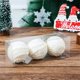 thumbnail image 1 of Fiudx Decoración del hogar Nuevo juego de 3 bolas navideñas para decoración de árboles de Navidad, bolas para decoración del hogar, bolas para colgar en Navidad, bolas para decoración navideña, 1 of 6