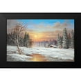 thumbnail image 2 of Glassl, Helmut 24x17 Black Modern Framed Museum Art Print Titled - TUNDRA NIGHT, 2 of 5