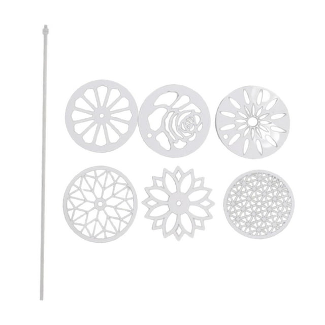 6 plantillas de flores, 1 herramienta para jabón en barra, caseras, para hacer dulces. Estilo A