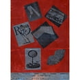 thumbnail image 2 of Anonymous 14x18 Gold Ornate Wood Frame and Double Matted Museum Art Print Titled - Exhibition of Watts, Foyster, Kerr, Rei, Ramos, Samaras, April 28 Through May 16. (1960), 2 of 4