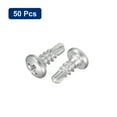 thumbnail image 3 of Uxcell 6 x 3/8 Pouces Vis Auto-Perçantes, Lot de 50 Vis Phillips pour Tête de Poêle, 3 of 5