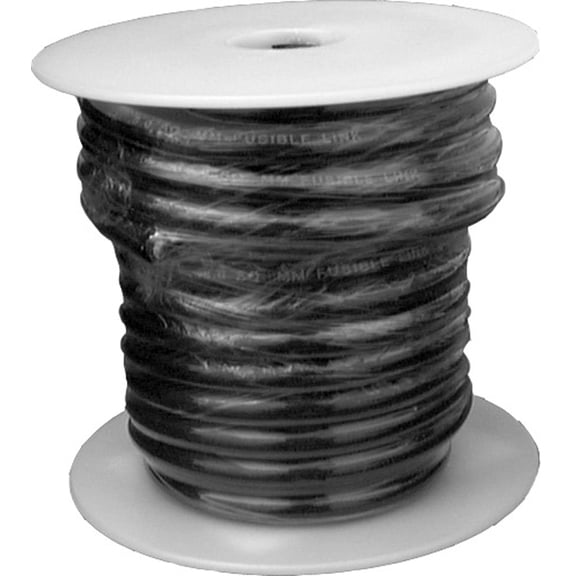AMZ Clips And Fasteners 8 Gauge Fusible Link Wire 25 Ft Black
