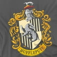 thumbnail image 3 of Harry Potter Hufflepuff Crest Women's Boxy Cropped T-Shirt Casual Graphic Tee, 3 of 6