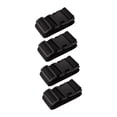 thumbnail image 3 of 4 Uds correas de equipaje cinturones de embalaje portátiles con hebilla de liberación rápida mantiene la maleta junta para sujetar equipaje cinturones Negro, 3 of 9