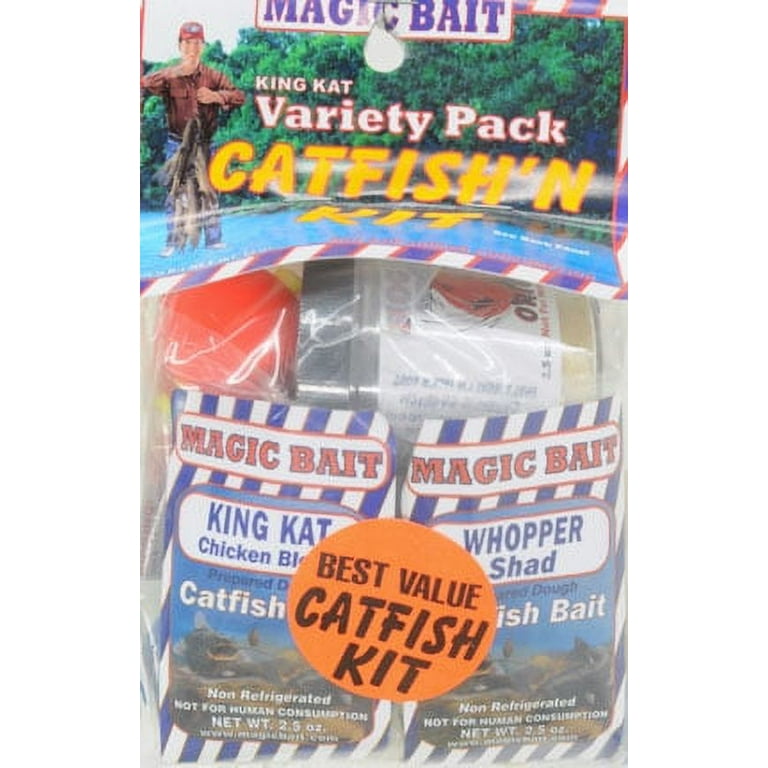 Magic Bait, King Kat Catch Catfish Nuggets, Fishing Kit, 21 Pieces