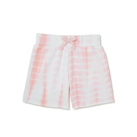 Wonder Nation Girls Tie Dye Shorts, Sizes 4-18 & Plus