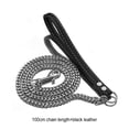 thumbnail image 4 of Decodeary Portable Leash Rope For Puppy Dog Cat Training Made Of Durable Stainless Steel Black 100cm, 4 of 6
