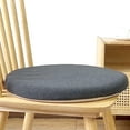 thumbnail image 3 of Round Chair Cushion, Memory Foam  Cushion Anti Slip Soft Round Stool Cushion Removable Washable High Elasticity High Density Chair Pad, 3 of 7