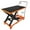 330 Lbs | Lift Height 28.5 Inches | Orange + Black, variant on Yeshouse Hydraulic Lift Table Cart, 500 Lbs Capacity 28.5" Lifting Height Hydraulic Table Cart, Single Scissor Lift Cart with 4 Wheels and Non-Slip Pad for Material Handling