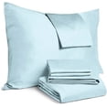 thumbnail image 3 of Garnier Thiebaut Bombacio City Queen Sheet Set 6pc  300TC Sateen Cotton Blue, 3 of 3