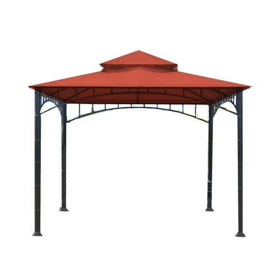 Garden Winds Replacement Canopy Top for Summer Veranda Gazebo, Terra Cotta, RipLock 350