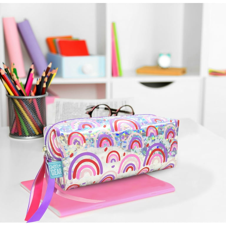 Cartuchera arcoiris  Cute school supplies, Pencil case shop, Unicorn  fashion