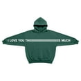 thumbnail image 6 of Love Hoodies for Men Women 2026 Trendy Long Sleeve Valentines I Love You This Much Sweatshirt with Pockets for Couples, 6 of 6