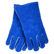 Forney Blue Leather Welding Gloves (Men's L)