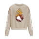 thumbnail image 3 of Sudadera sin capucha para hombre, cuello redondo, deportiva, con estampado de béisbol, sudadera con capucha, manga larga, blusa de poliéster para hombre, 3 of 4