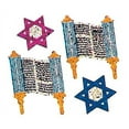 thumbnail image 2 of Jillson Roberts Prismatic Stickers, Judaic, Mini Torahs, 12-Sheet Count (S7590), 2 of 2