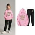 thumbnail image 4 of KidS Jesus Hoodies Long Sleeve Warm Graphic Hoodies Girls Oversize Pullover and Sweatpants 2 Pcs Fall Winter Clothes Faith Over Fear Hoodie 3-4 Years Cute&nbsp;Boys Girls&nbsp;Clothing, 4 of 6