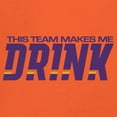 thumbnail image 3 of Team Makes Me Drink T-shirt Baltimore Football Fan Gear Game Night Men's Tee, 3 of 7