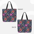 thumbnail image 2 of Balery Floral Bolsa de Mano para Mujeres con Cremallera, Bolsa de Gimnasio con Compartimentos, Bolsa para Laptop, Bolsa para Trabajo, 2 of 7