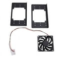 thumbnail image 1 of 3.5 Inch Hard Disk Bracket 3 Layers Holder Desktop Computer Case HDD Expansion Support Bracket B,1 x Hard Disk Bracket kit,Black, 1 of 8