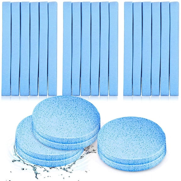 120 Pieces Compressed Facial Sponge for Estheticians Face Makeup Removal Cleansing Sponge Pad Exfoliating Spa Wash Round Facial Cleansing Pads Supplies