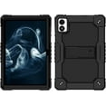 thumbnail image 7 of FIEWESEY Case for VORTEX T10/ T10M 10.1 inch Tablet Hybrid Shockproof Protective Kids Firendly Case Hard Shell Built in Kickstand Shoulder Strap for VORTEX T10/ T10M 10.1 inch Tablet (Black/Black), 7 of 7