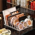 thumbnail image 3 of JessLab Large Palette Organizer with 7-Section Divided Storage, Transparent, 3 of 7