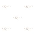 thumbnail image 3 of Minnieouse Gafas anti luz azul Gafas de alta definición Gafas sin receta Gafas Gafas de metal con montura grande Gafas doradas Type2 NO2, 3 of 6