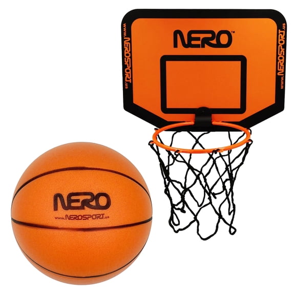 Nero Ninja Mini Silent Basketball & Hoop Set