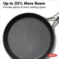 thumbnail image 2 of OXO 12" Professional Hard Anodized Frying Pan Skillet Nonstick Induction Compatible Oven Safe, Ceramic Black, 2 of 7