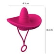 thumbnail image 6 of Sunjoy Tech 1/4Pcs Straw Cover Hat Shape Silicone Straw Lid Dust-proof Straw End Plug Tumbler Accessories for Home, 6 of 8