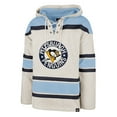 thumbnail image 2 of Men's '47 Oatmeal Pittsburgh Penguins Rockaway Lace-Up Pullover Hoodie, 2 of 3