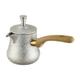 thumbnail image 1 of Luzkey Coffee Pot Melting Chocolate Pot, Portable Tea Kettle with Wooden Handle Coffee Maker Milk Warmer Pot for Restaurants Kitchen 13.5cmx22cmx13.7cm, 1 of 8