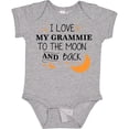 thumbnail image 3 of Inktastic I Love My Grammie to the Moon and Back Boys or Girls Baby Bodysuit, 3 of 5