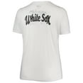 thumbnail image 3 of Women's New Era White Chicago White Sox Plus Size 2-Hit Front Knot T-Shirt, 3 of 3