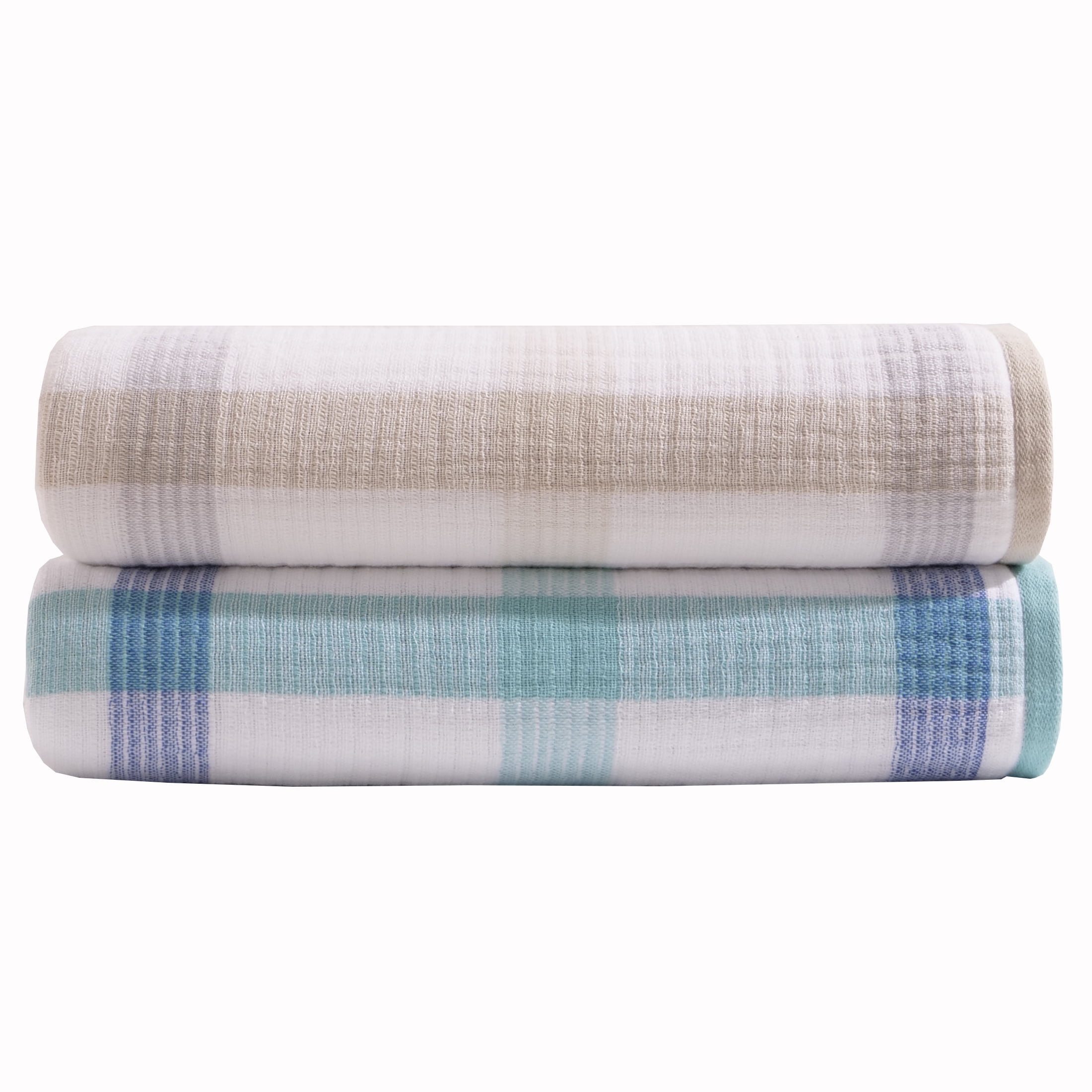 Loft by Loftex New Generation Stripe Bath Towel,Aqua