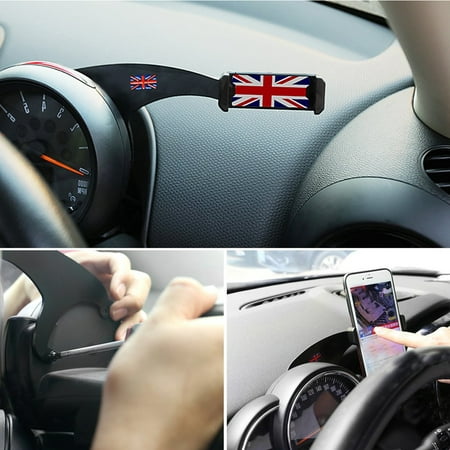 Smartphone Cell Phone Cup Mount Holder with Cradle Rotatable Clip For Mini Cooper R55