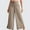Khaki, variant on Wide Leg Pants for Women Trendy Elastic High Waisted Sports Athletic Yoga Sweatpants Casual Comfy Drawstring Pants with Pockets
