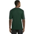 thumbnail image 2 of Sport-Tek PosiCharge Competitor Sleeve Blocked Tee-XS (Forest Green/ Iron Grey), 2 of 6