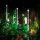 thumbnail image 4 of Lámparas de lluvia de meteoritos LED solares Toystoory Decoración de fiesta al aire libre blanco, 4 of 6