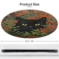 thumbnail image 2 of The Cat Is Hiding Washable Round Rug -Circle Area Rugs for Nursery Bedroom, Vintage Non Slip Non Shedding Low Pile Carpet for Living Room Coffee Table Entryway, 2 of 7