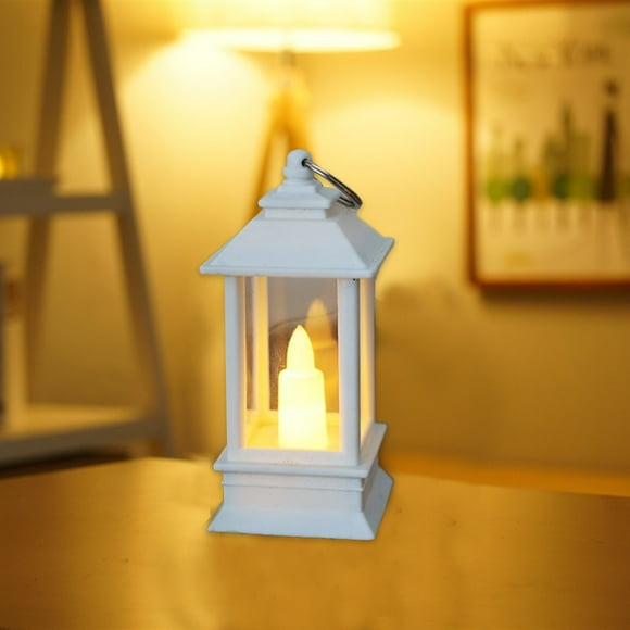 Vela electrónica de luz ambiental, lámpara de aceite pequeña navideña, mini vela de luz nocturna, luces de decoración ambiental navideña, iluminación ambiental electrónica