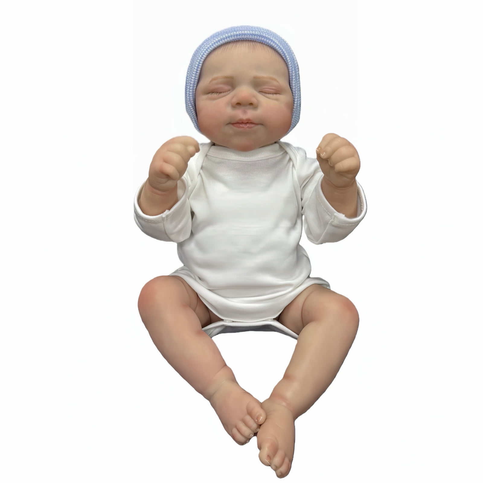 19 Inch adorable reborn baby doll - realistic details, hand-painted appearance, cute and real - perfect for collection and gift giving